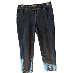 Chico's Southwest Embellished Back Pocket Stretch Jeans Size Chico's 1.5 (34X26)